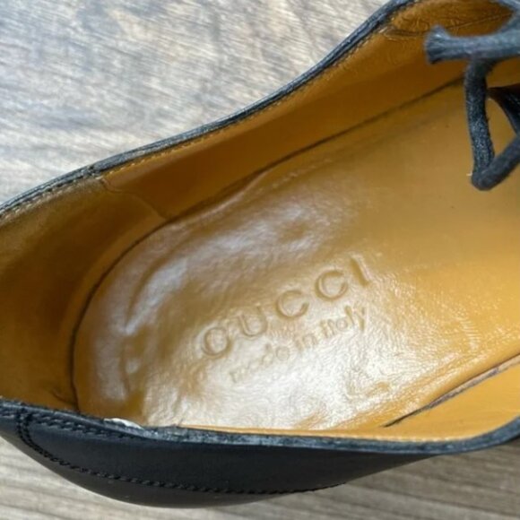 Gucci Black Leather Oxford’s | 6 - Picture 5 of 8